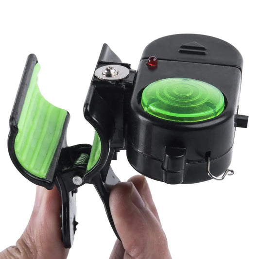 2Pcs Electronic Fishing Bite Alarm with Sound Ledlights Indicator Bell Clip on Fishing Rod Tackle Sensitive Fishing Alarm