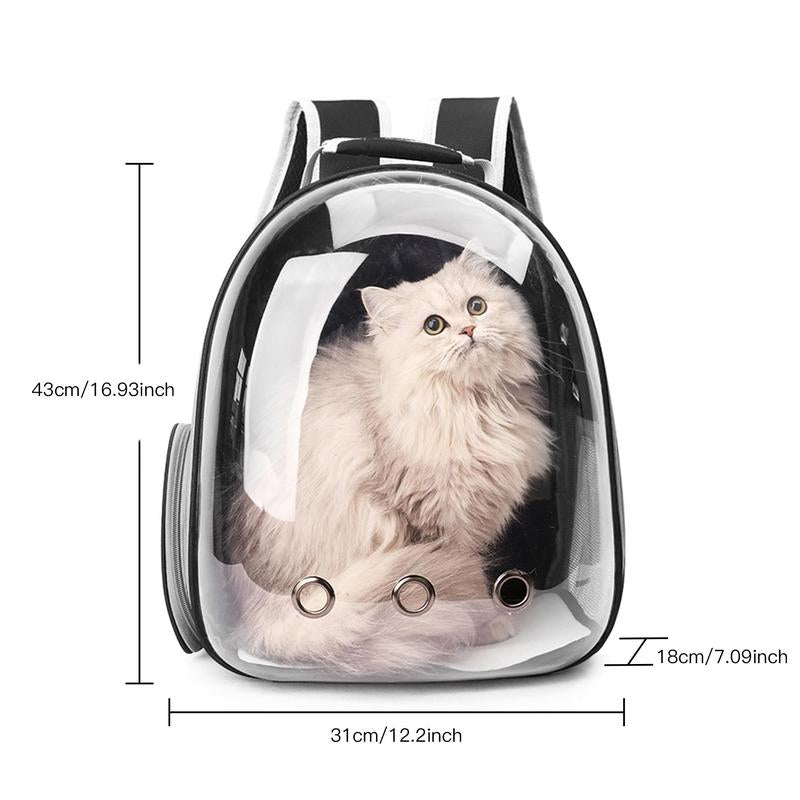 Outdoor Pet Backpack, Cat Backpack, Portable Breathable Cat and Dog Bag, Cat Carrier, Creative Pet Travel Bag