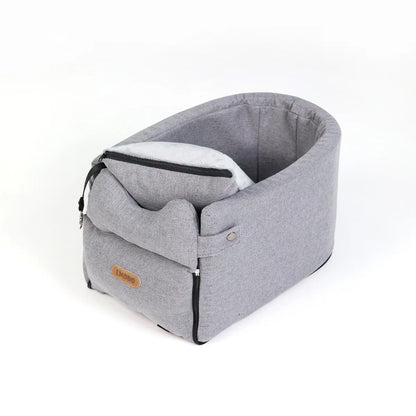 Portable Dog Car Seat Bed - Safe Travel Carrier for Small Dogs & Cats - Essential Pet Accessory