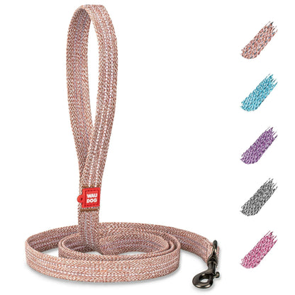 Recycled Cotton Dog Leash 6 Ft 10 Ft Eco Friendly Collar for Small Medium & Large Dogs Reflective Dog Leash for Medium Dogs Strong Leashes for Large Breed Dogs Puppy Leash for Small Dogs