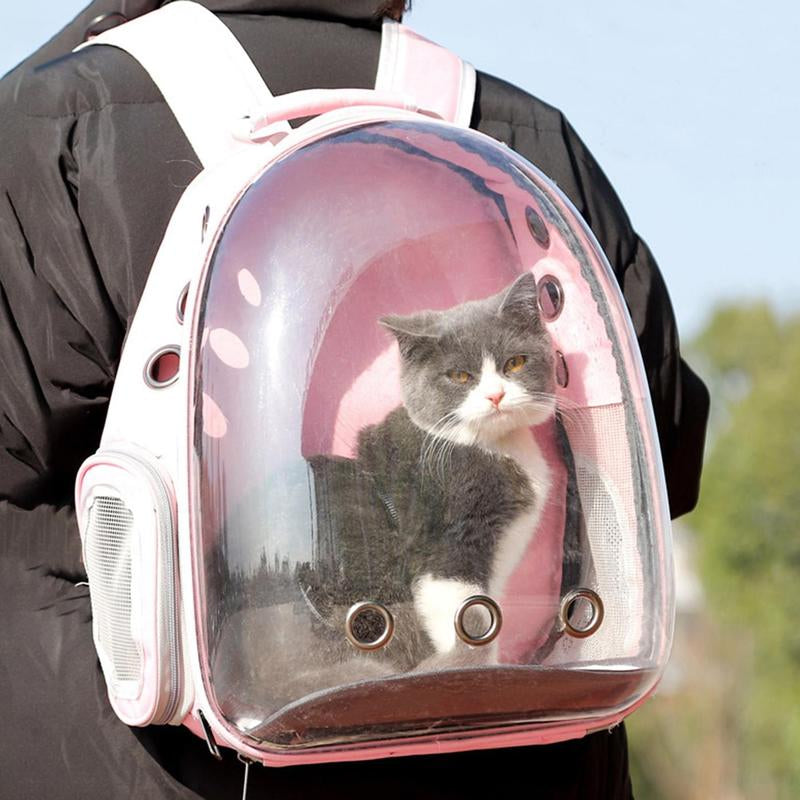 Outdoor Pet Backpack, Cat Backpack, Portable Breathable Cat and Dog Bag, Cat Carrier, Creative Pet Travel Bag