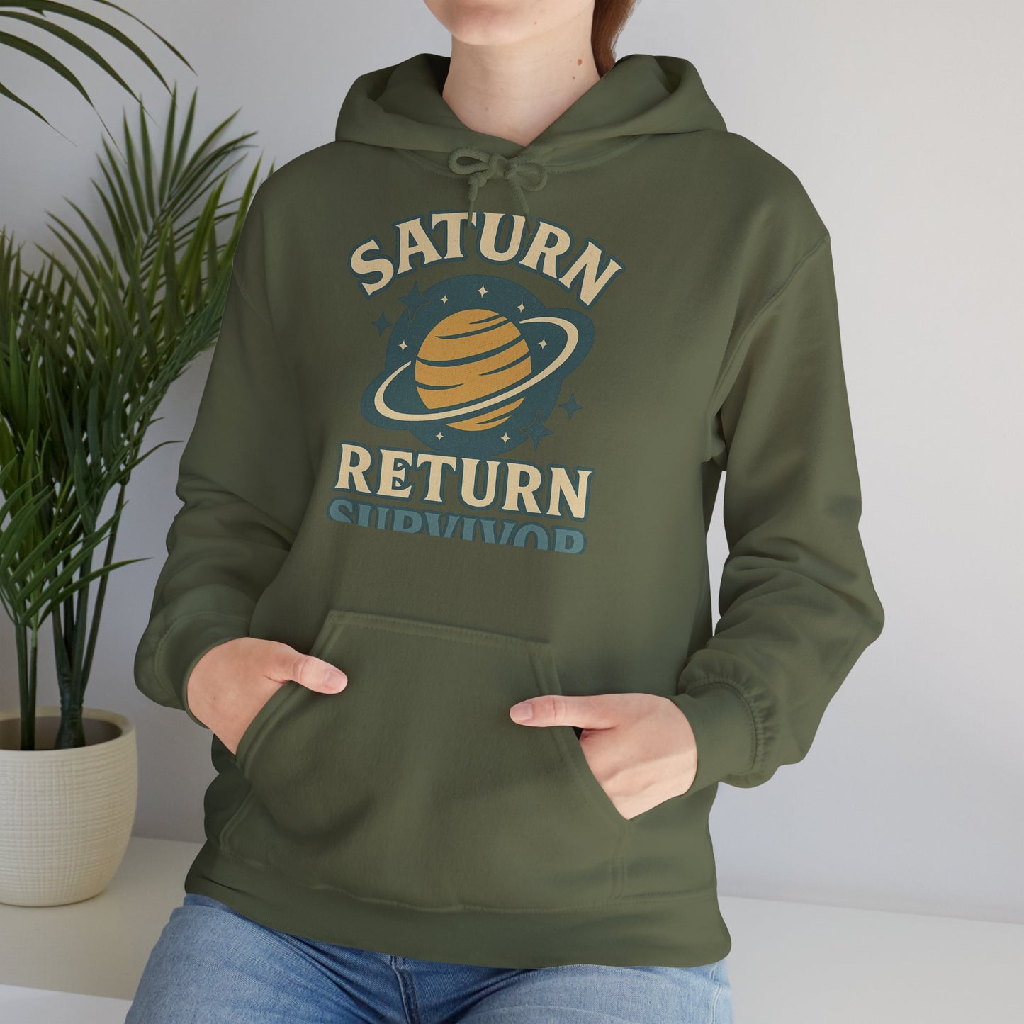 Cosmic Hoodie with Saturn Design, Astrology Sweatshirt, Astrology Gift, Unisex Saturn Return Hoodie, Celestial Apparel, Personalized [...]