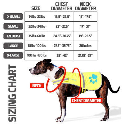 Soft Shell Waterproof Dog Vest Chest Size 36.75 in Neck Size 26 in Hi
