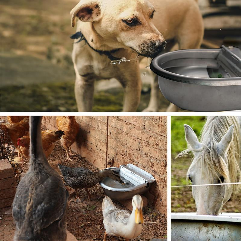 Automatic Animal Water Bowl Dog Water Dispenser Duck Waterer Poultry Watering System
