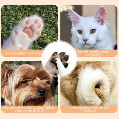 2025 New Pet Trimmer for Dogs and Cats,Waterproof Rechargeable Pet Shaver with LED Light, Multifunctional Pet Hair Clippers for Paws Eyes Ears Face Rump,Dog Stuff,Cat Paw Trimmer Grooming Tools