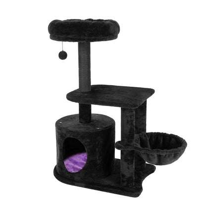 [Springtok] KAMABOKO Gothic Cat Tree (30.3"-59") – Multiple Height Options,Cat Scratching Post, Cat Tree, Cat Tower with Gothic Design
