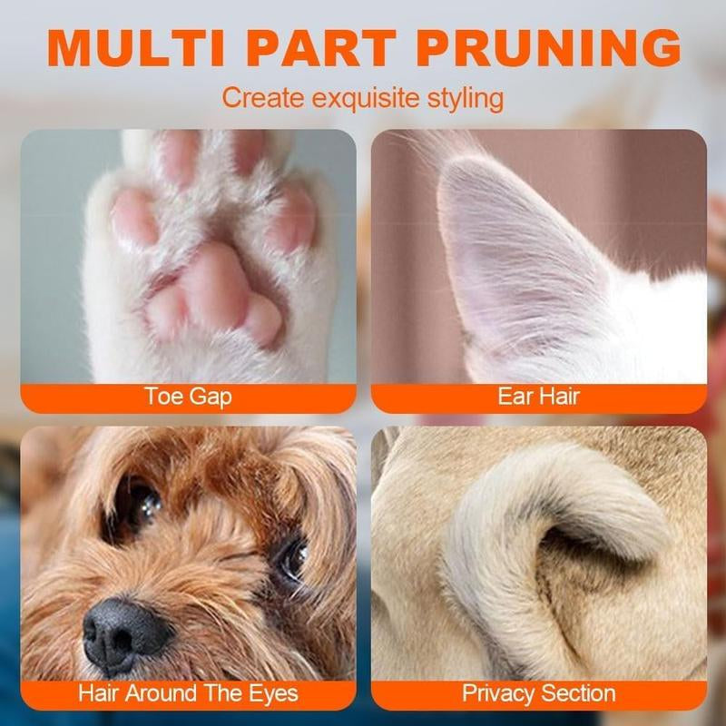 2025 New Pet Trimmer for Dogs and Cats,Waterproof Rechargeable Pet Shaver with LED Light, Multifunctional Pet Hair Clippers for Paws Eyes Ears Face Rump,Dog Stuff,Cat Paw Trimmer Grooming Tools