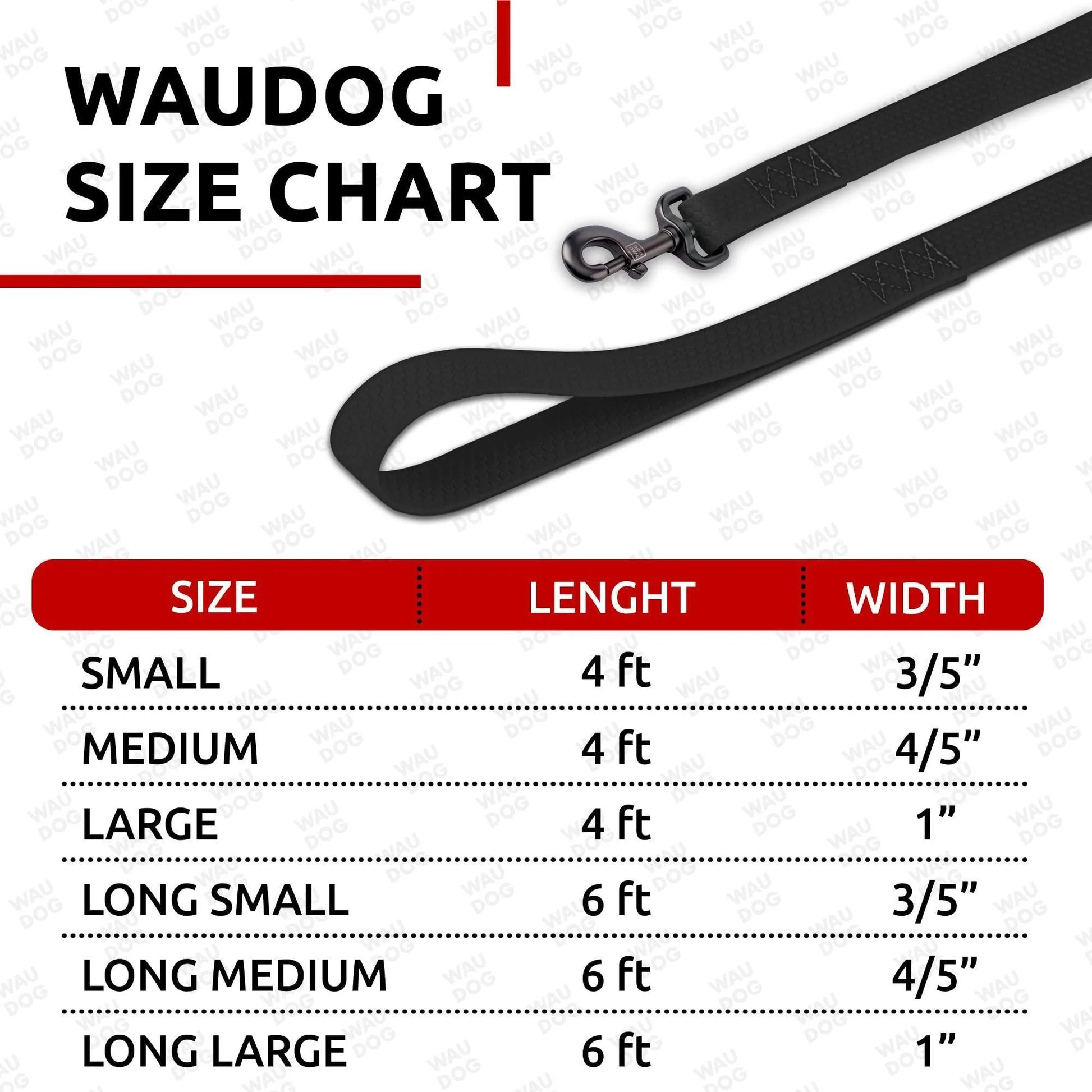 Waterproof Dog Leash 4 Ft 6 Ft anti Slip Dog Leash for Large Dogs Small and Medium Dogs Heavy Duty Dog Leash with Water and Dirt Resistant Long or Short Dog Leashes for Boy & Girl Dogs