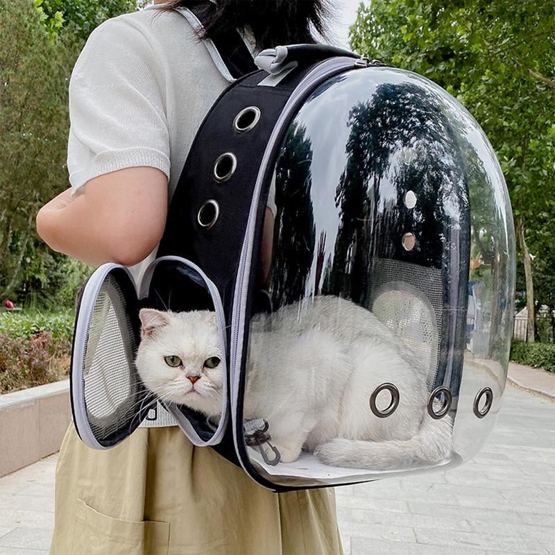 Outdoor Pet Backpack, Cat Backpack, Portable Breathable Cat and Dog Bag, Cat Carrier, Creative Pet Travel Bag