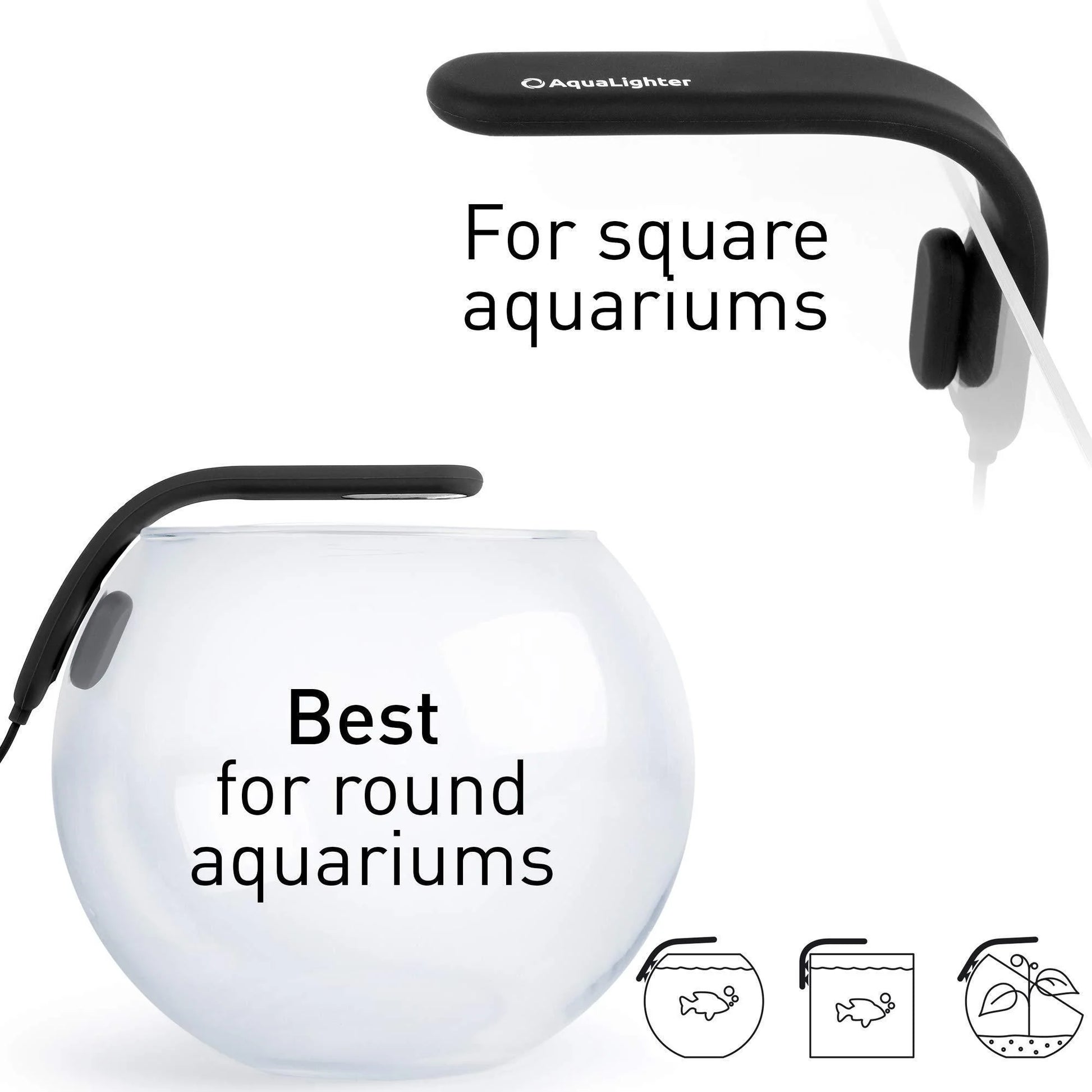 Fish Tank Light Clip on Aquarium Light Aquarium Light for Plants LED Flexible Lamp for Freshwater Small Aquarium Light Picosoft Yellow 5 Gallon